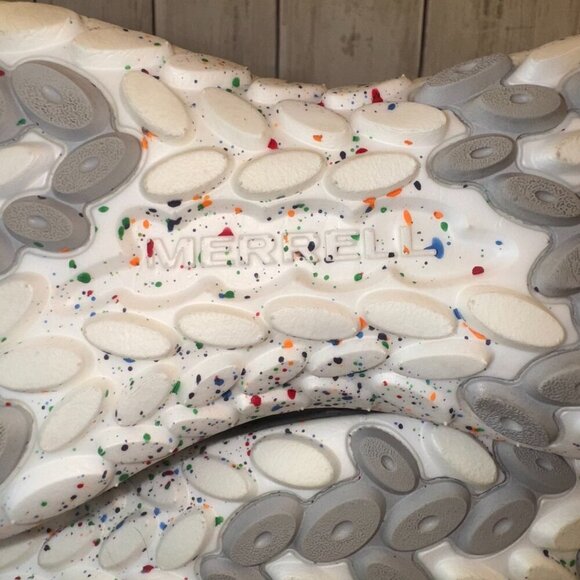 Merrell Cloud Knit Confetti Pride Women Size 9 Athletic White Shoes Sneakers - Picture 11 of 11